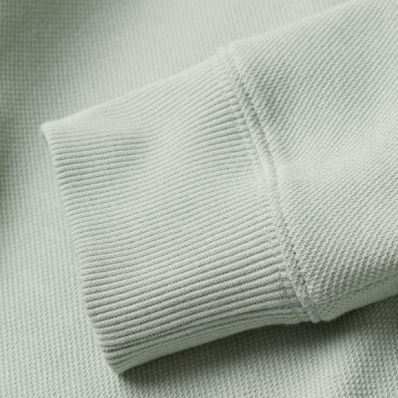 NWOT H&M Dusky Green Waffle Knit - Picture 2 of 2